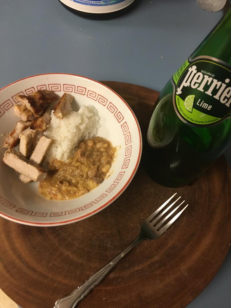 Center Cut Chops, Navy Bean Soup with Boiled Hocks, Pan Cooked Rice.jpg