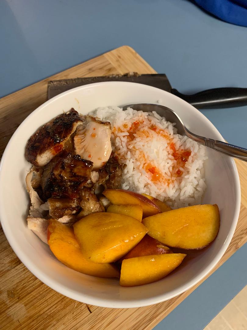 Lemon Grass Chicken with Fresh Peaches.jpg