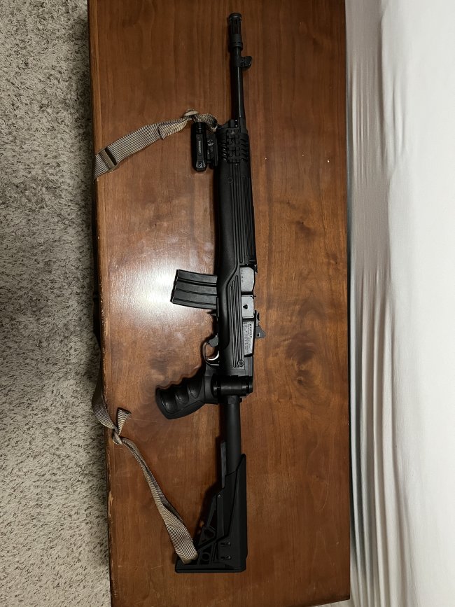 Gone—Ruger Mini 14 Tactical with accessories