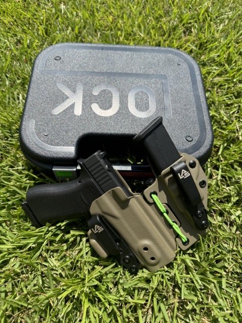 SOLD…..Glock 43X MOS and Las Concealment holster $450 (Cantonment)