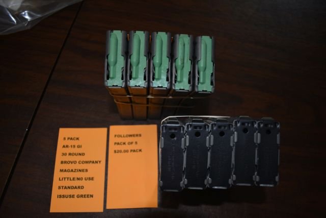 30 Round AR mags 5 Packs