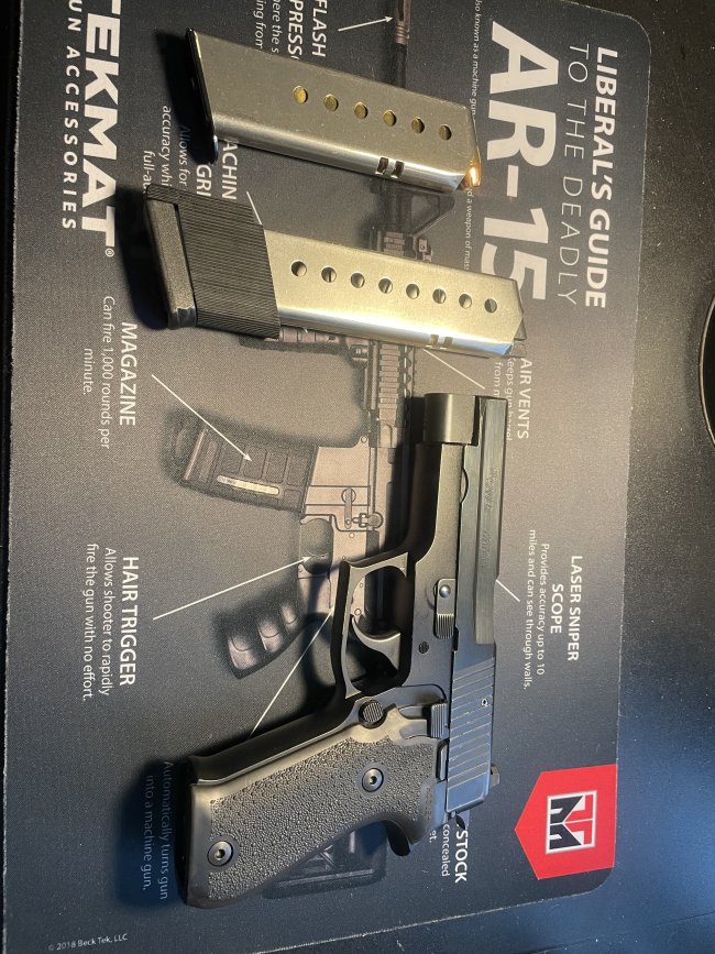 Sig P220 with P22 conversion