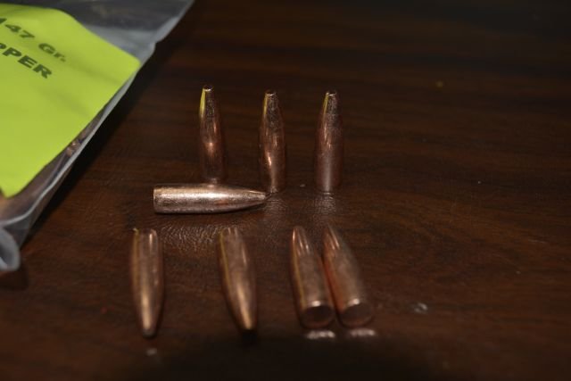 .308 147 Gr. Solid Copper Bullets