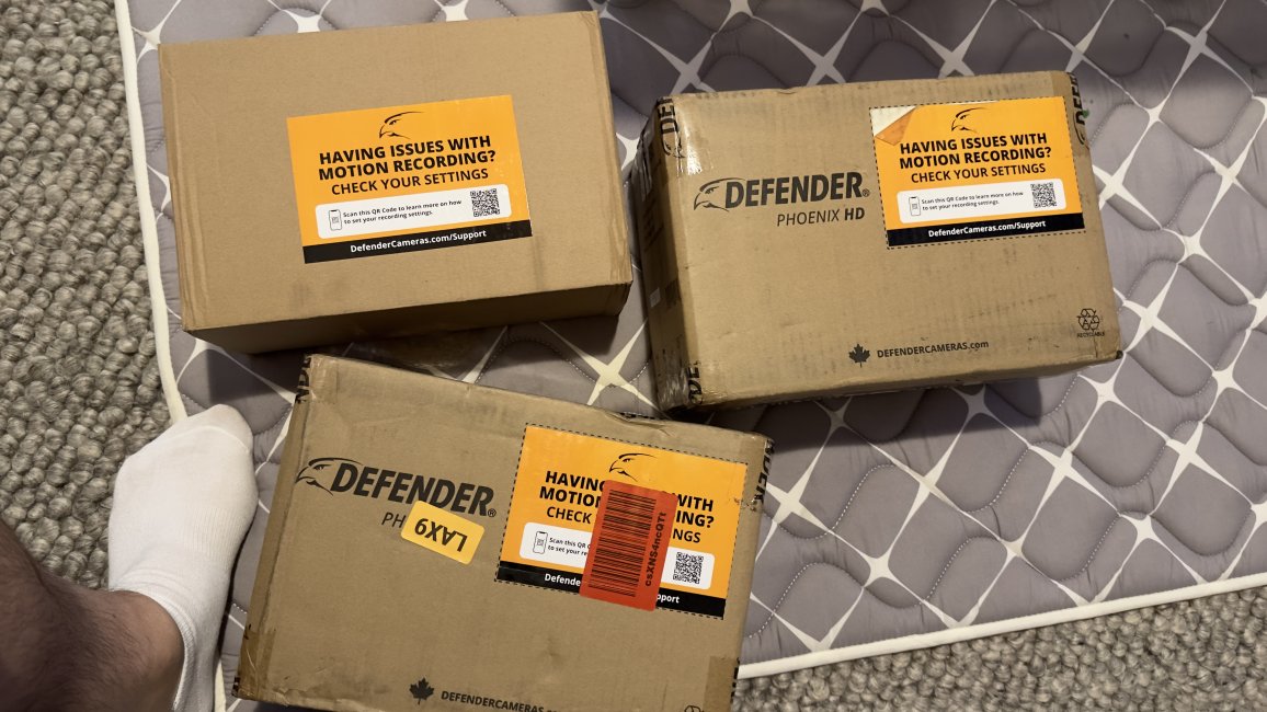 (2) Defender Phoenix HD Wireless Security Camera Systems - BRAND NEW IN BOX