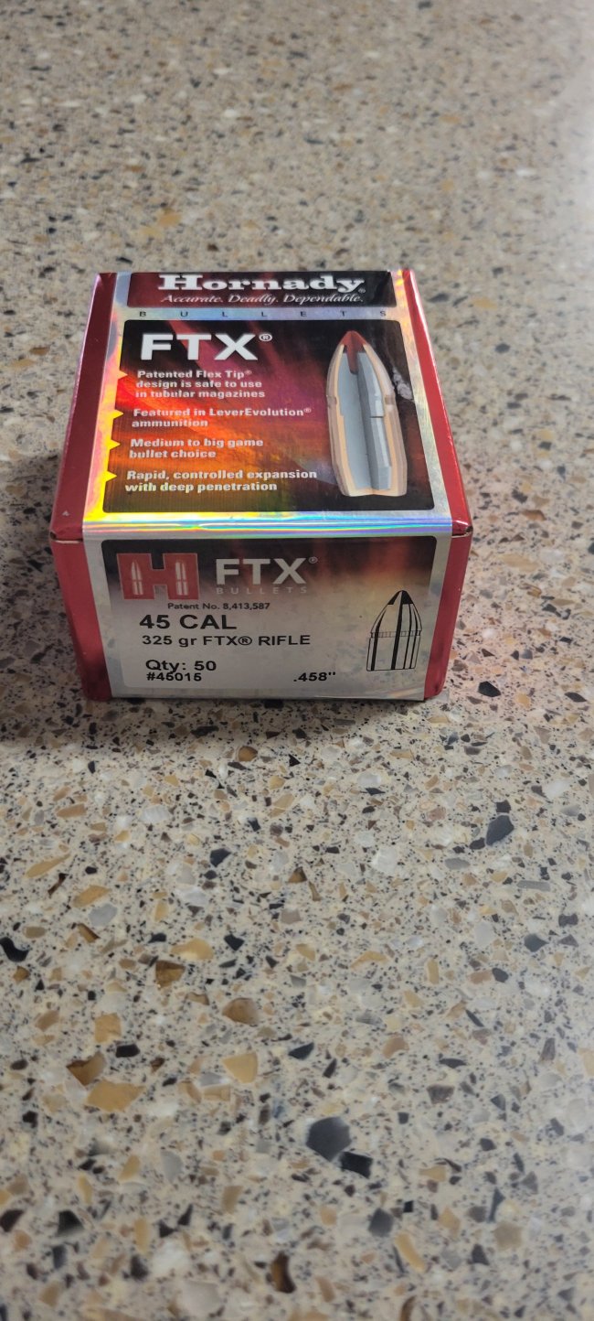 Hornady 45 CAL 325g FTX (50ct)