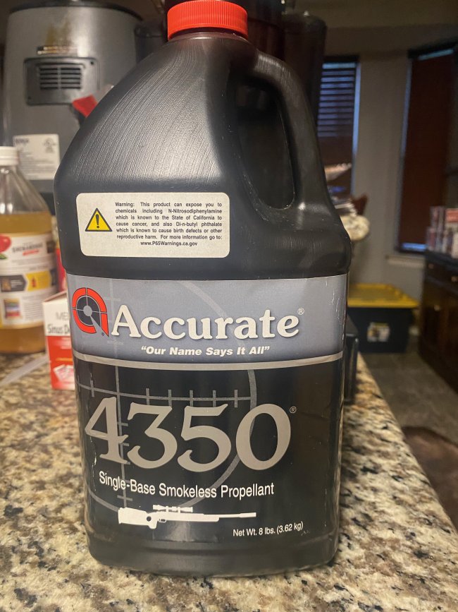 Accurate No. 4350 Smokeless Powder (8 Lbs)