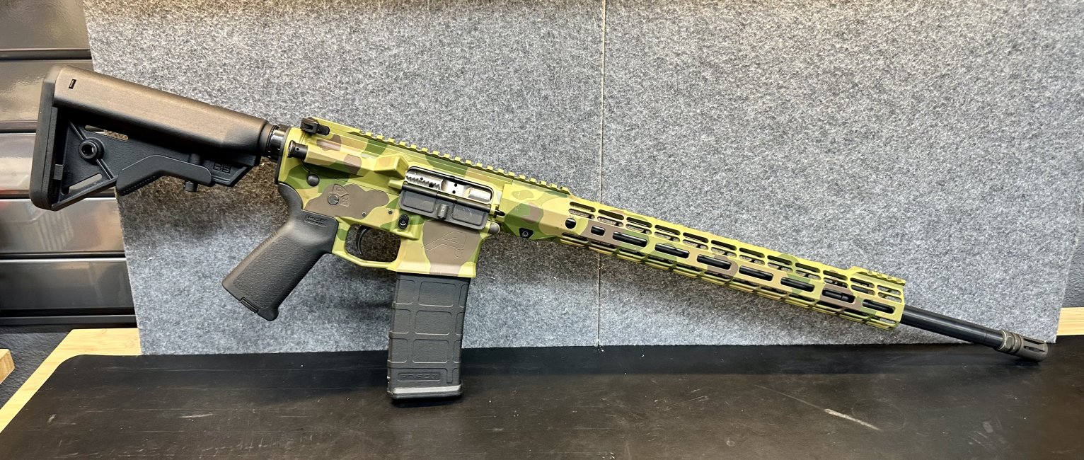 FS Custom Camo Cerakote Aero 20” 5.56 DMR Rifle