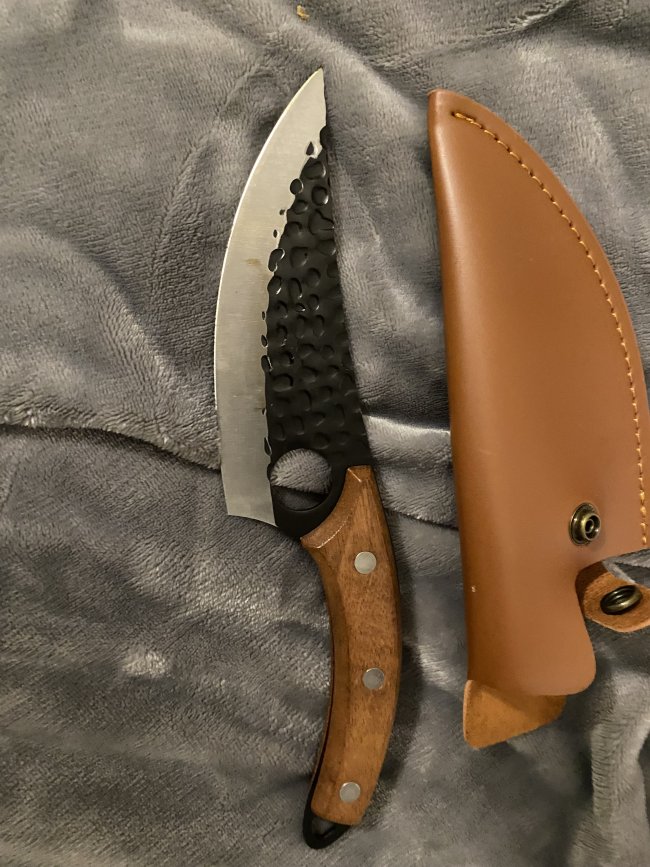 New knife and sheath.