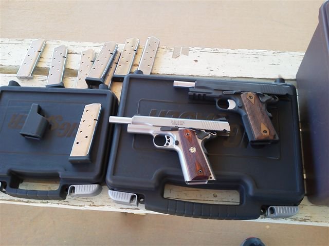 Ruger SR1911 and Sig  Nitron 1911.jpg